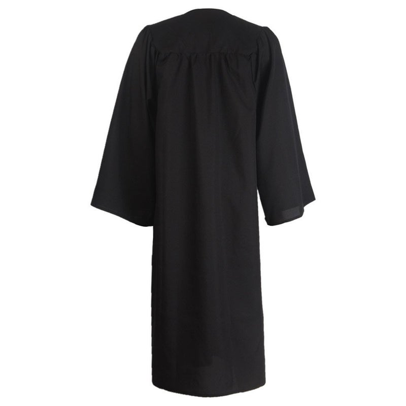 GraduationMall Unisex Matte Graduation Gown for High School & Bachelor | Choir Robes for Church | Judge Robe Costumes Black X-Large 54(5'9"-5'11") - Image 2